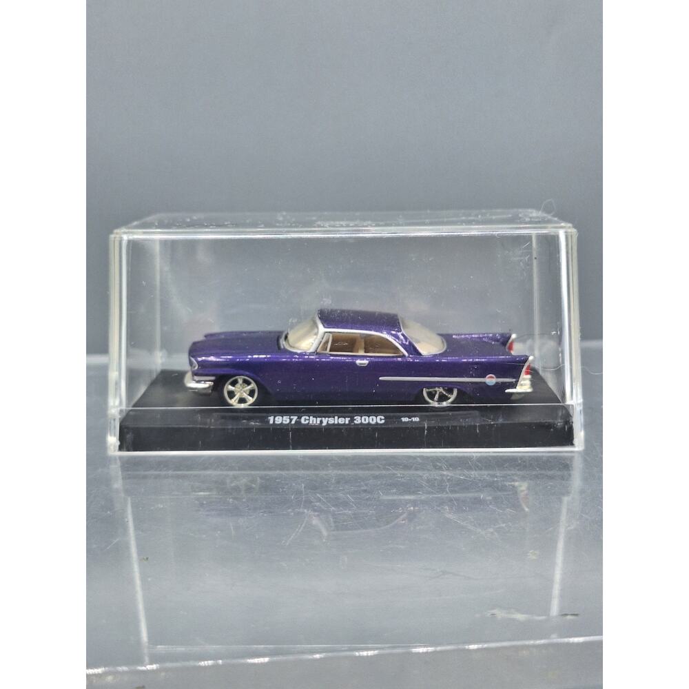 M2 Machines~1957 Chrysler 300C 10-10~Purple~:64 Scale~Original Display Case